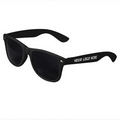 Black Retro Tinted Lens Sunglasses